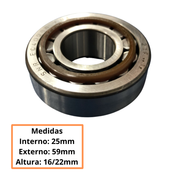Rolamento Caixa de Cambio Dianteiro do Pinhao Renault Duster Captur Logan Fluence - Imagem 2