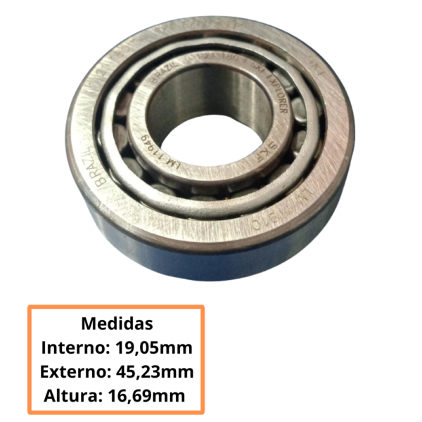 Rolamento Externo Roda Dianteira Ford Ranger - Imagem 2