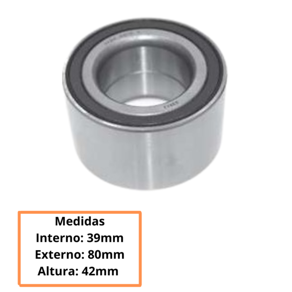 Rolamento Roda Dianteira Com Abs Renault Duster - Imagem 2