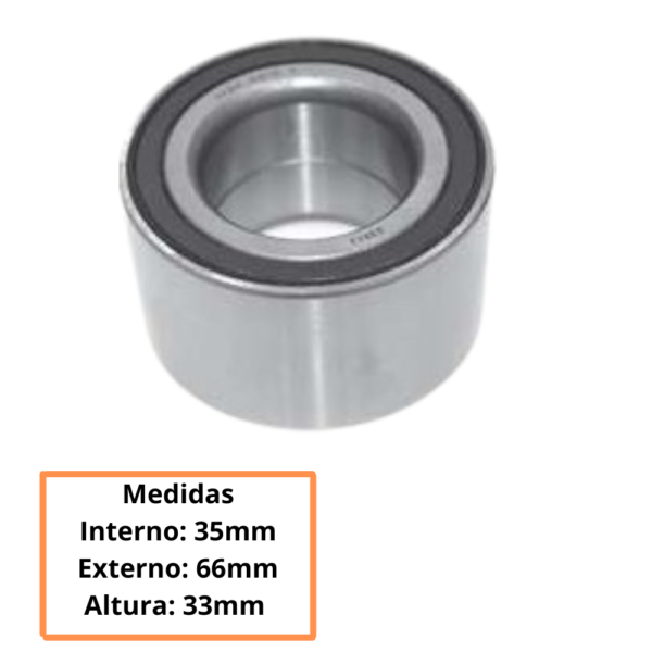 Rolamento Roda Dianteira Fiat Argo - Imagem 2