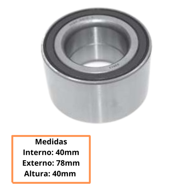 Rolamento Roda Dianteira Com Abs Chevrolet Cobalt - Imagem 2