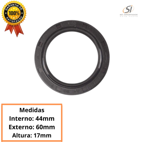 Retentor Eixo Auxiliar Balanceador (Maior LE)  Mistsubishi L200 2.5 4D56 HPE Outdoor - Imagem 2