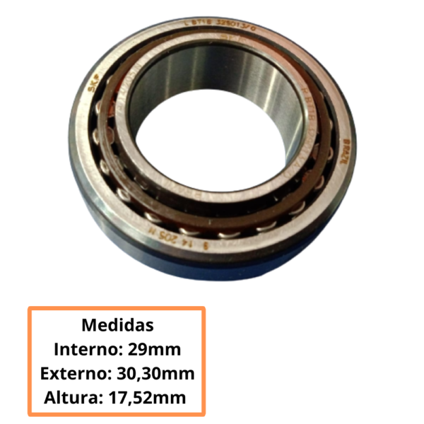 Rolamento Interno e Externo Roda Traseira Ford Ka - Imagem 2