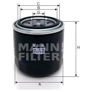 Filtro de Óleo Mitsubishi Lancer - 1.6 16V 1996 até 2000