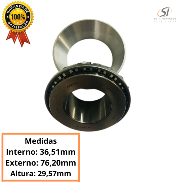 Rolamento Diferencial Dianteiro Pinhao Mitsubishi L200 - Imagem 2