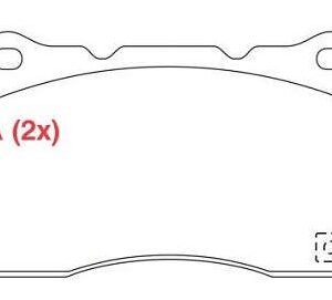 Jogo de Pastilha de Freio Dianteiro Subaru Imprenza WRX STi -2008 até 2013