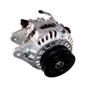 Alternador Completo 90 AMP Com polia Dupla e Com Bomba de Vácuo Mitsubishi L200 GLS 2.5 - 1996 em diante