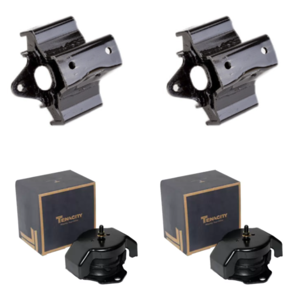 Combo Par Coxim do Cambio + Par Coxim do Motor  Mitsubishi Pajero Sport