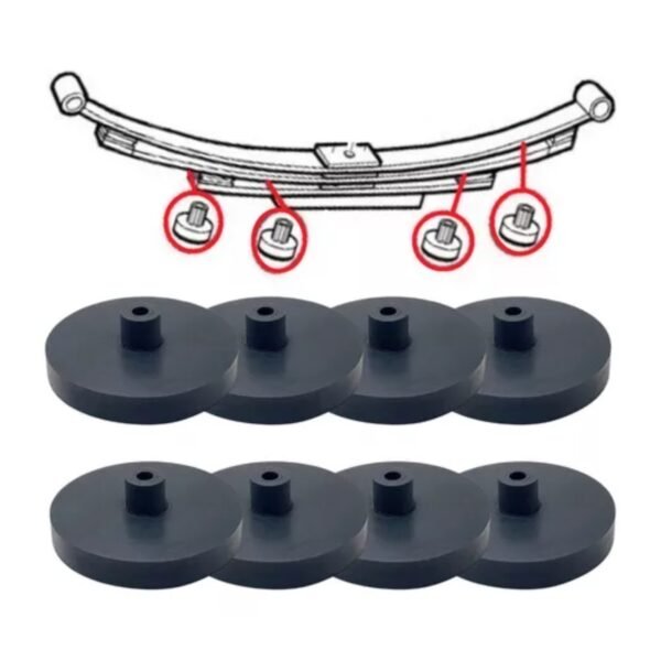 Kit Bucha Anti Ruído do Feixe de Mola Traseiro Mitsubishi L200 Triton 2007 a 2016