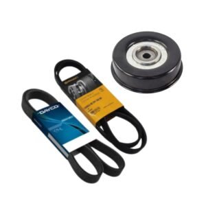 Kit do Alternador Completo Polia (1363) + Correia do Alternador (4PK775) + Correia Direção Hidraulica (5pk1345) Mitsubishi Pajero TR4 2002 a 2015