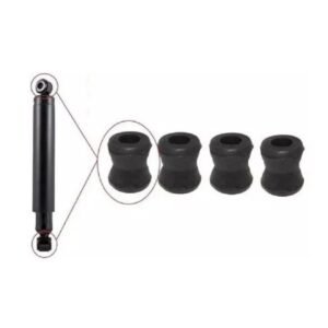 Kit Com 4 BuchaS Inferior e Superior do Amortecedor Traseiro  Mitsubishi L200 GL / GLS  L200 Sport  L200 Outdoor