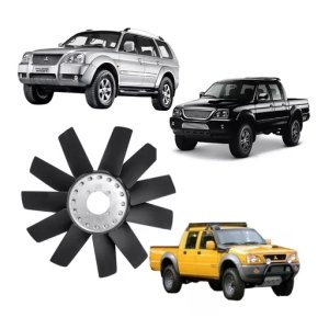 Hélice do Radiador Ventoinha 11 Pás Mitsubishi L200 Sport  L200 Outdoor  Pajero Sport