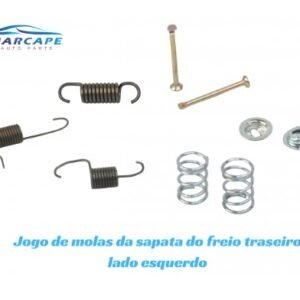 Jogo Molas Sapata Lado Esquerdo Mitsubishi L200 GL, GLS, Savana 4x4 -1997 até 2007